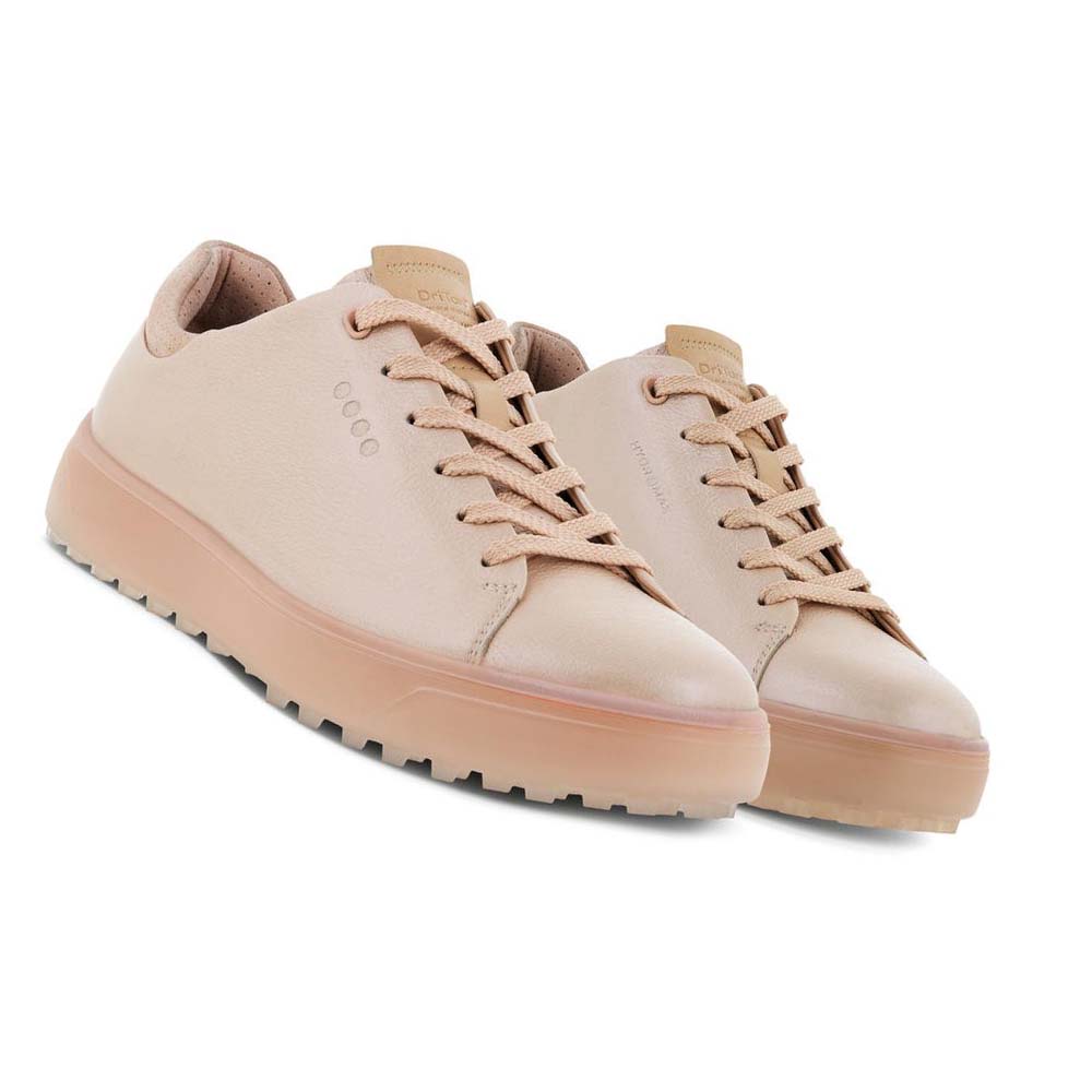 Ecco Tray Laced Golfsko Dame Rosa | NO 134OKI